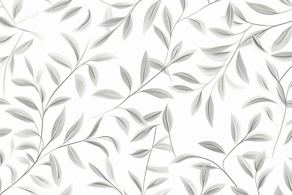 White background pattern backgrounds leaf.