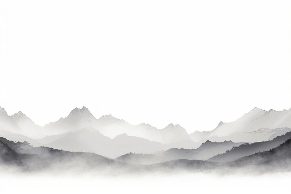 White background backgrounds monochrome mountain.