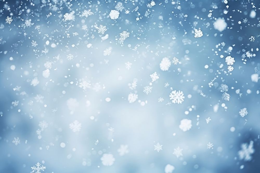 Snow falls pattern bokeh effect background backgrounds snowflake nature.