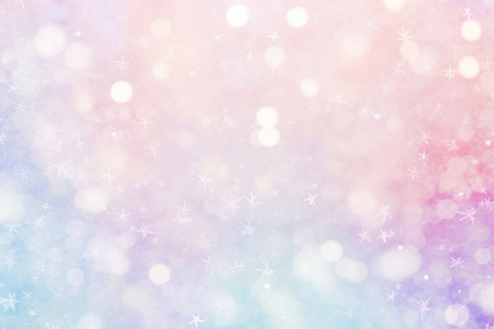 Snow flakes pattern bokeh effect background backgrounds glitter nature.