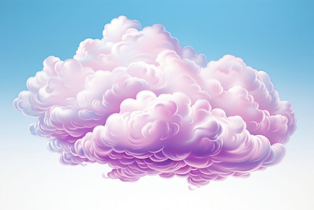 Pastel cloud isolated backgrounds nature sky.