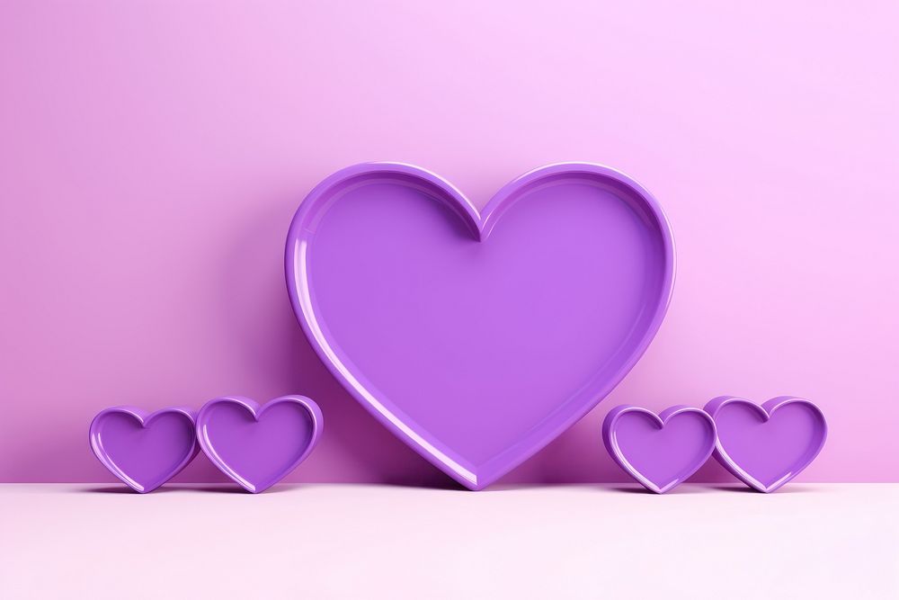 Purple heart background lavender amethyst violet.