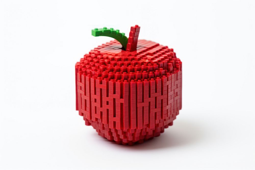 Apple bricks toy fruit plant food.