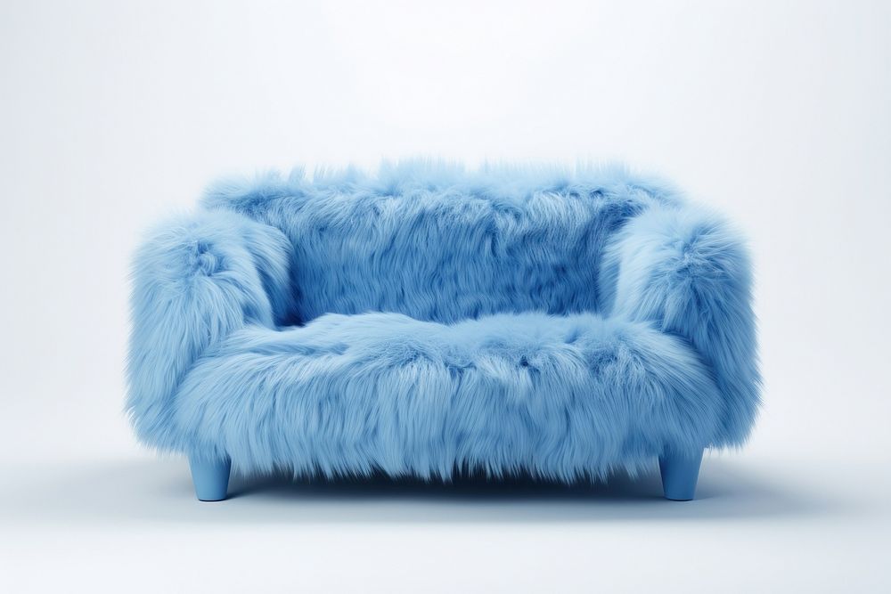 Blue sofa furniture mammal chair.