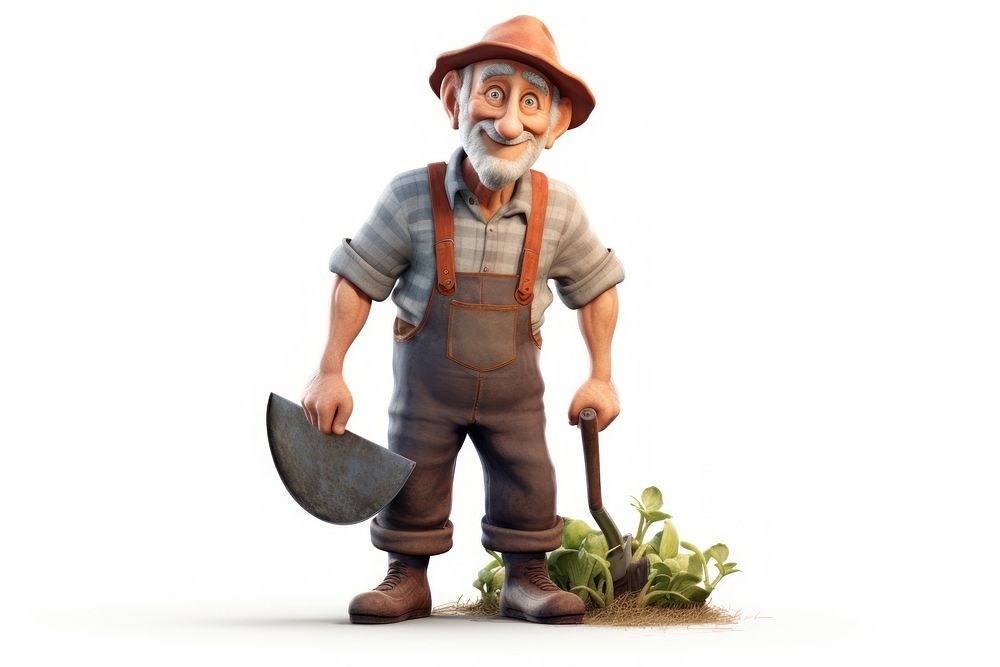 Farmer gardening outdoors farmer.