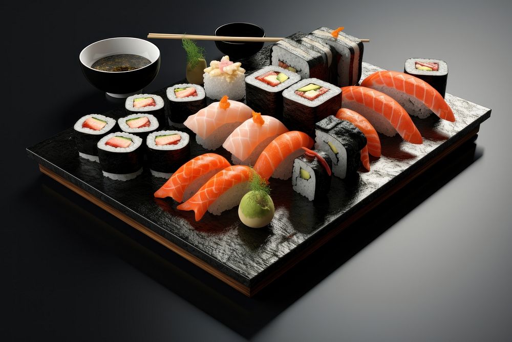 Sushi set rice food meal.