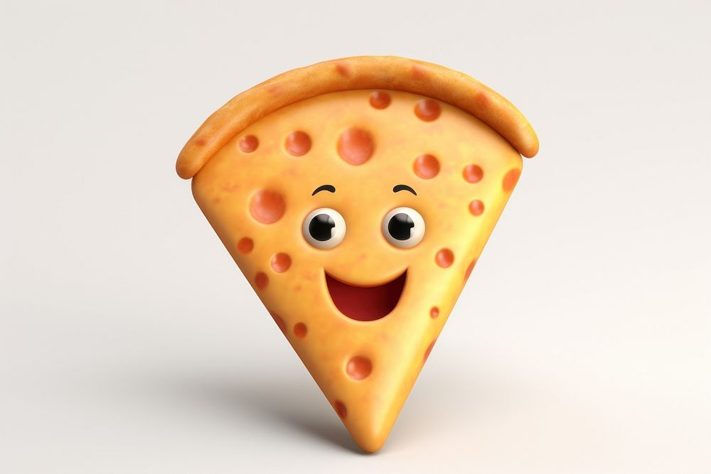 Pizza shape food anthropomorphic confectionery.
