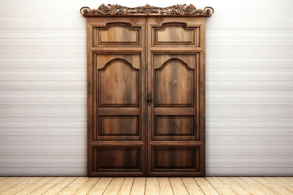Wooden door furniture cupboard hardwood.