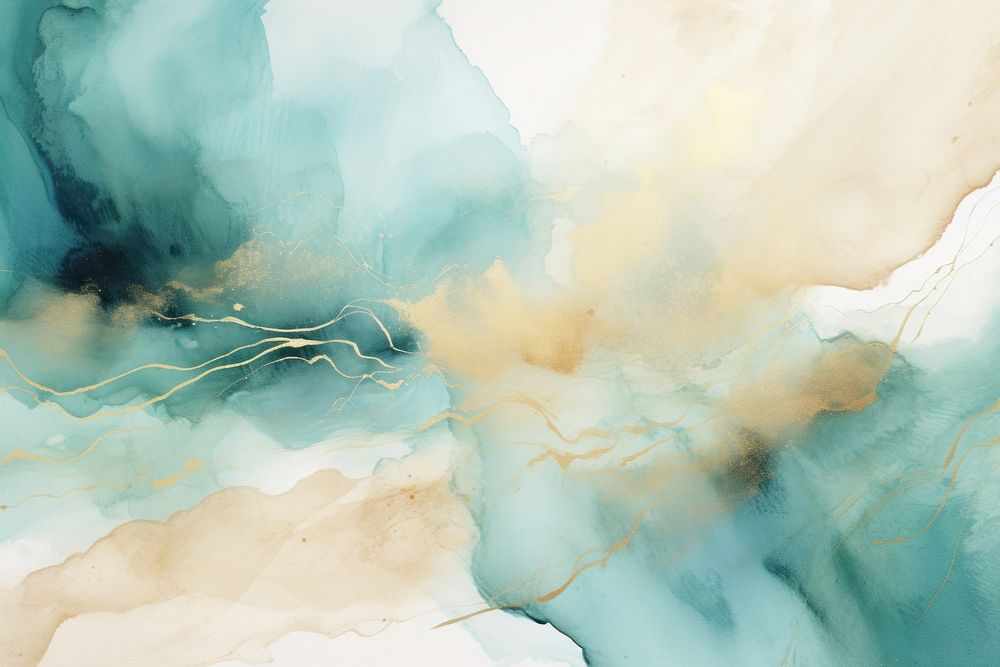 Teal painting backgrounds creativity. | Premium Photo Illustration ...