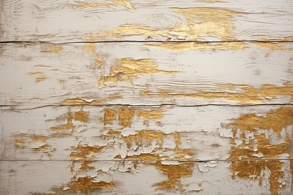 White amd gold wooden backgrounds deterioration architecture.