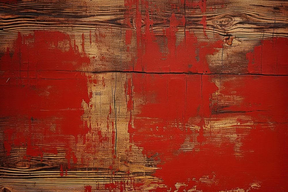 Red and gold wooden backgrounds texture wall.
