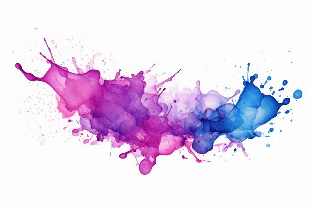 Watercolor illustration splash purple backgrounds splattered.