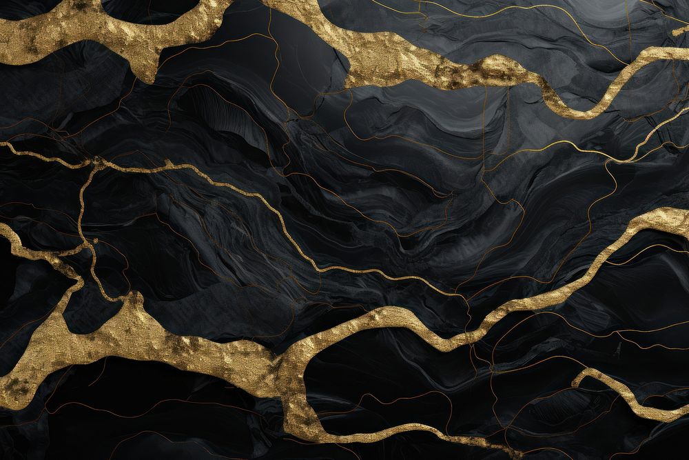 Black and gold curve backgrounds accessories.