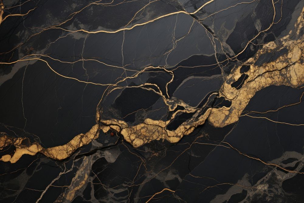 Black and gold nature curve backgrounds.