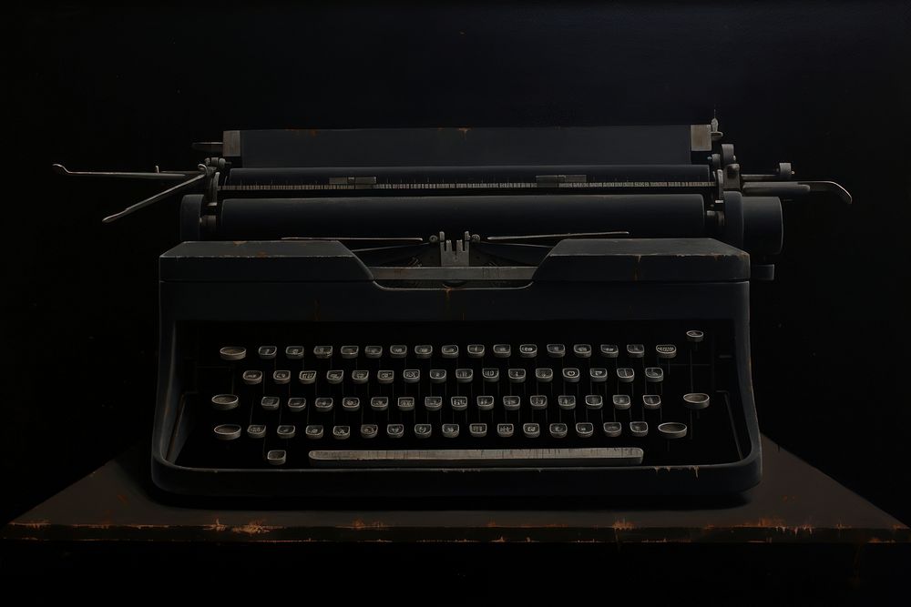 Typewriter text correspondence electronics.