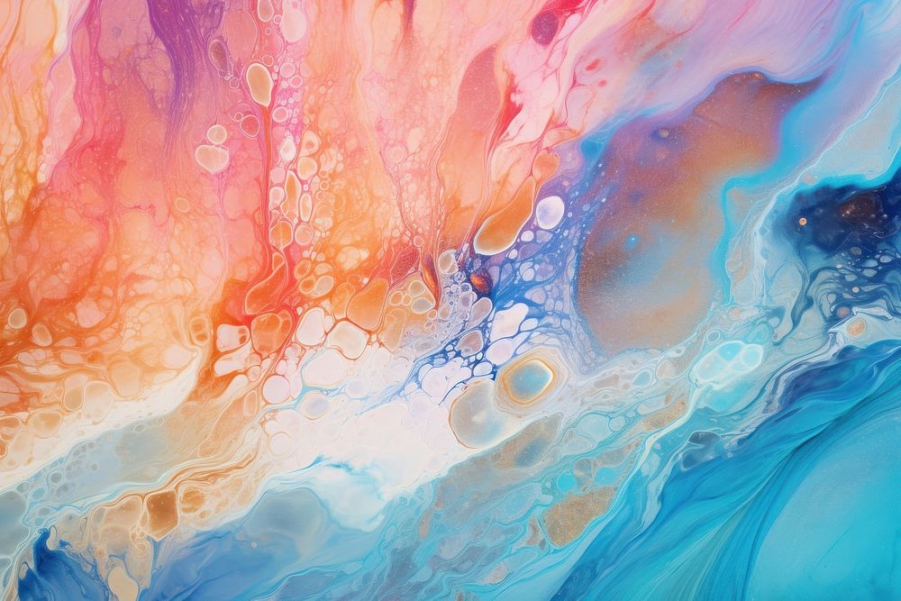 Mixed light color abstract painting pattern.
