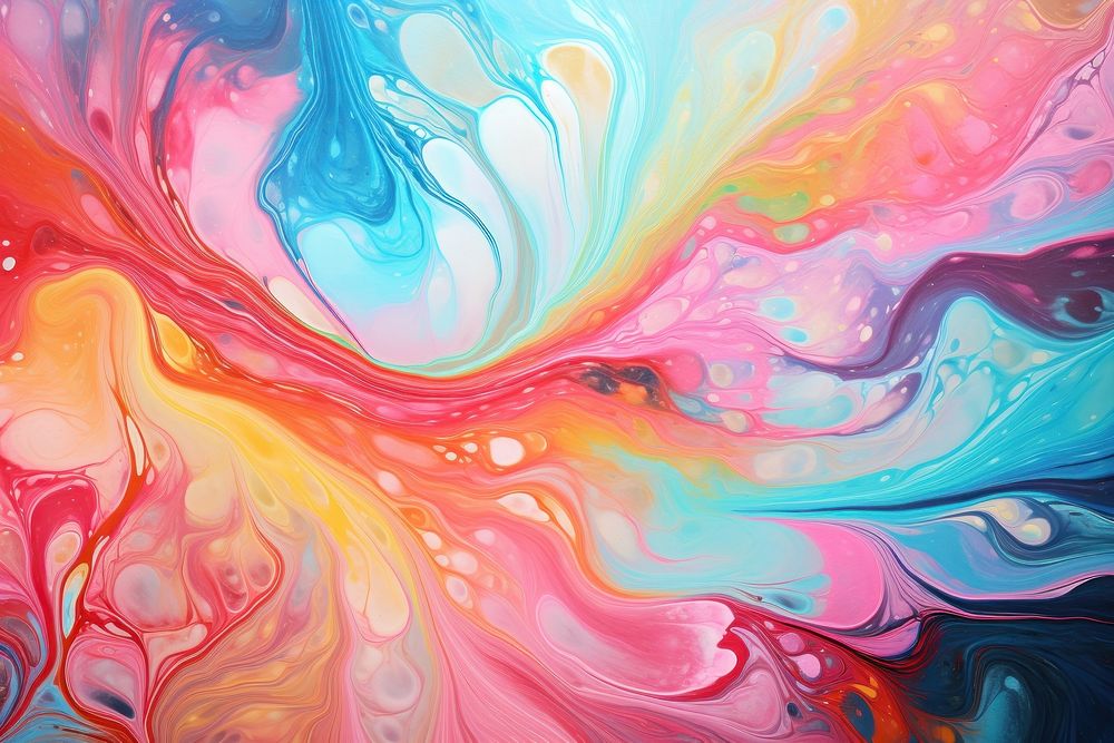 Rainbow pastel color art abstract painting.