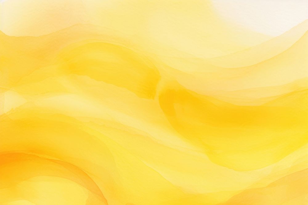Watercolor paint yellow gradient backgrounds abstract curve.