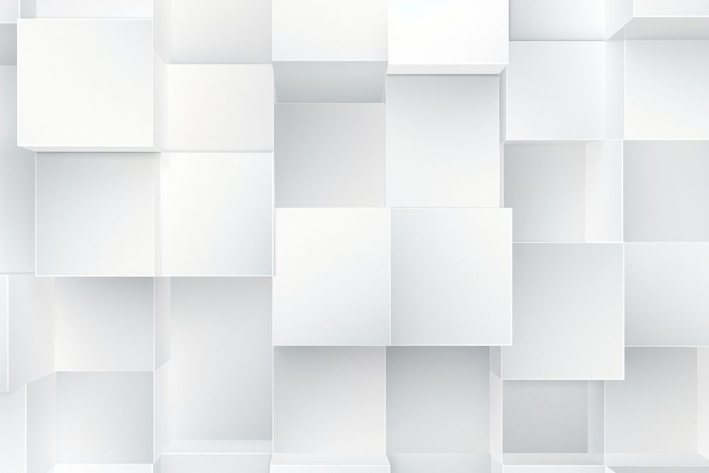 White cuboid background backgrounds abstract tile.