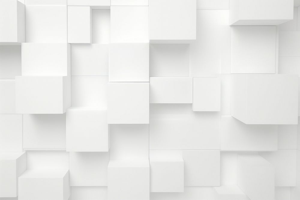 White cuboid background backgrounds abstract architecture.