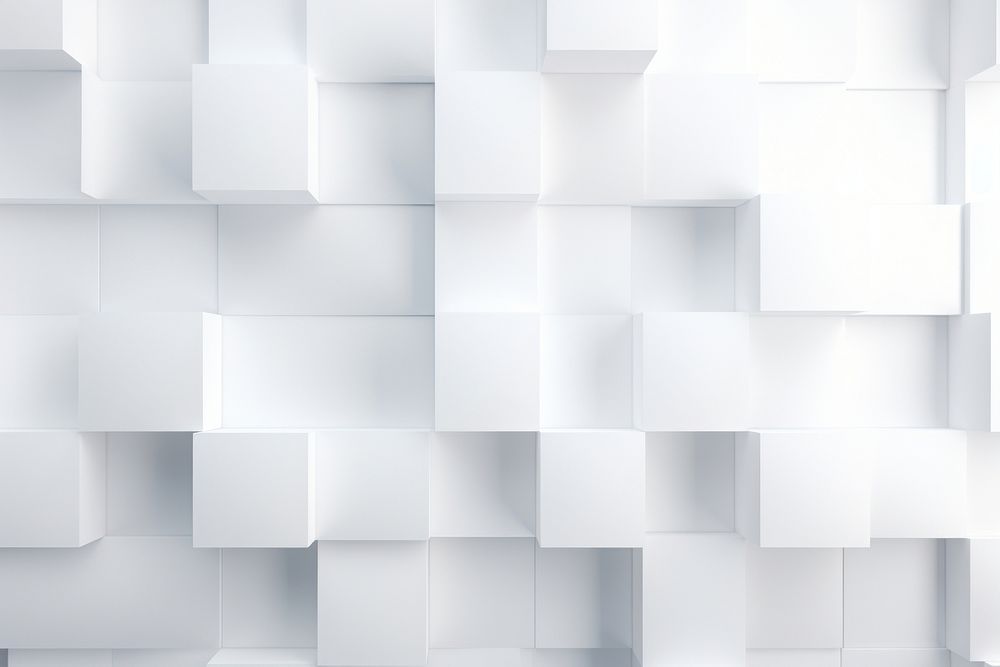 White cuboid background backgrounds abstract pattern.