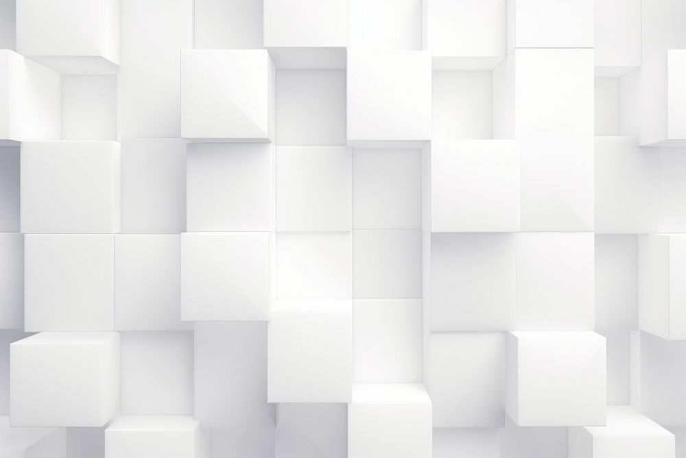 White cuboid background backgrounds abstract wall.