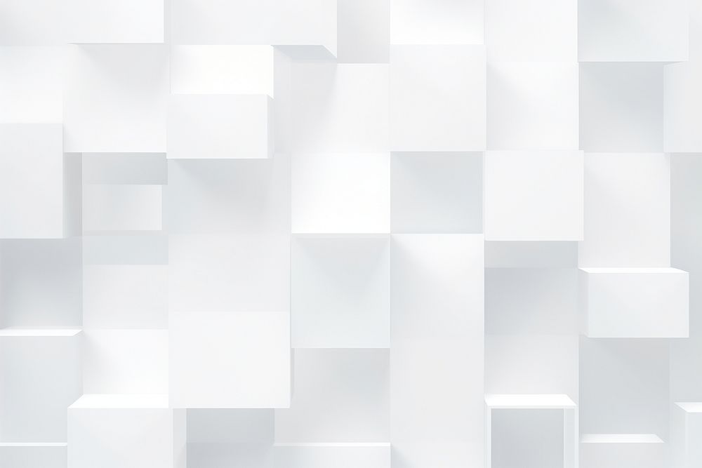 White cuboid background backgrounds abstract pattern.