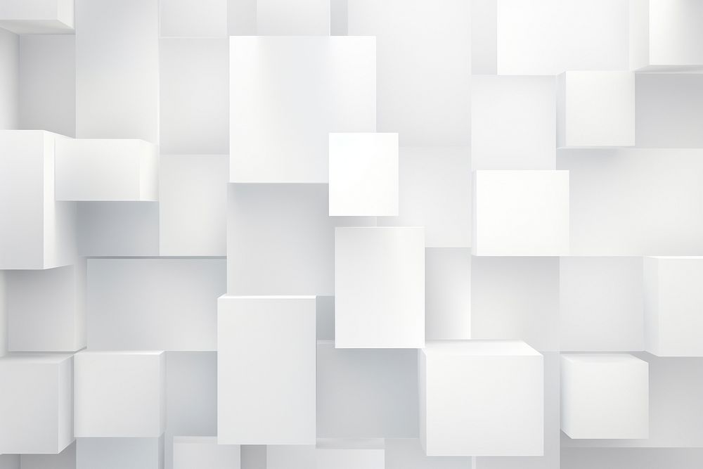 White cuboid background backgrounds abstract wall.