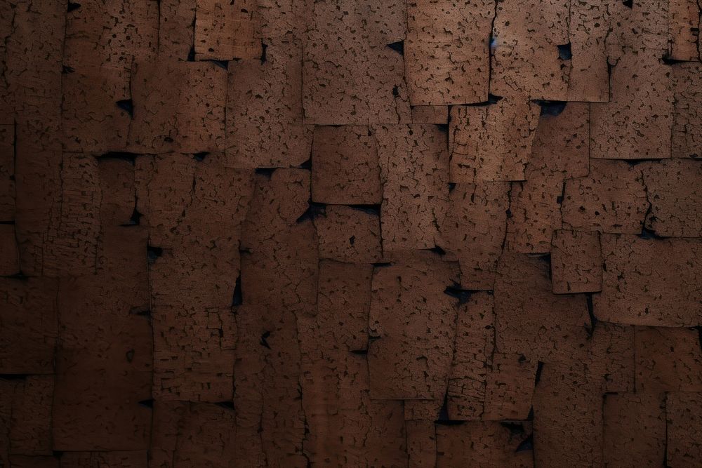 Cork texture backgrounds brick black.