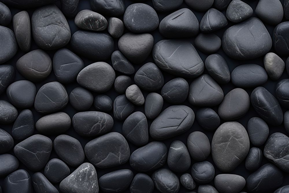 Stone texture backgrounds pebble black.