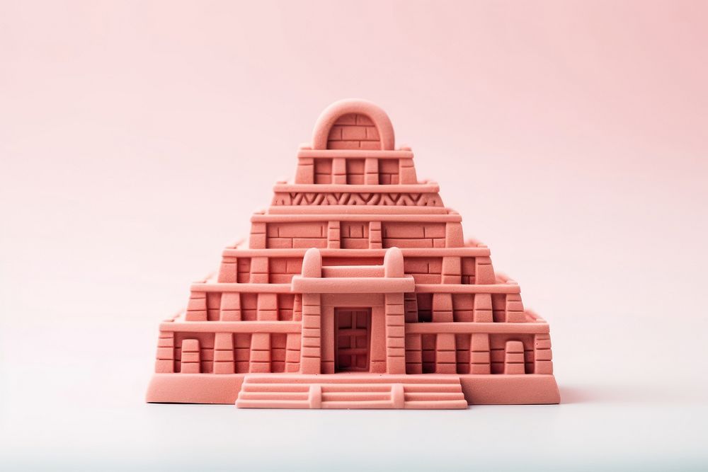 Temple architecture toy building.