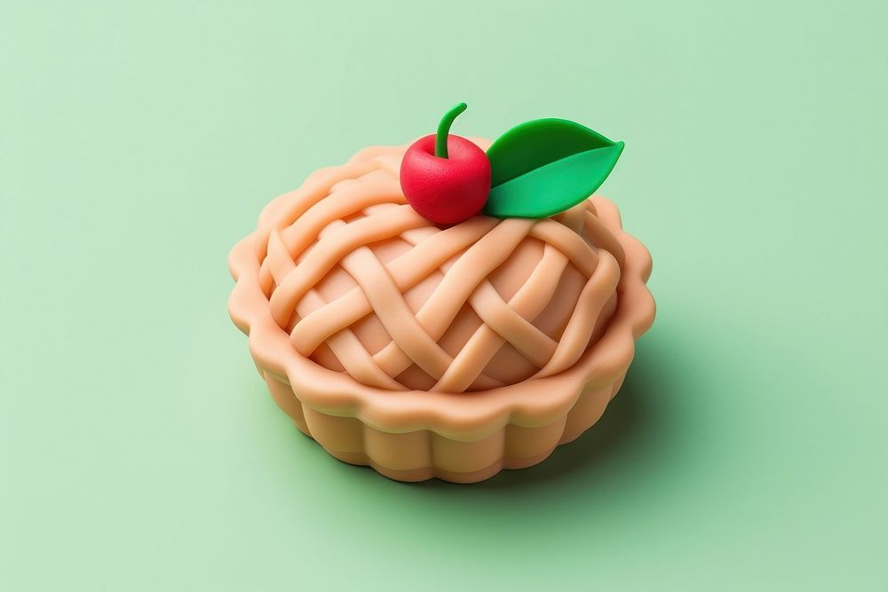 Apple pie dessert cupcake icing.