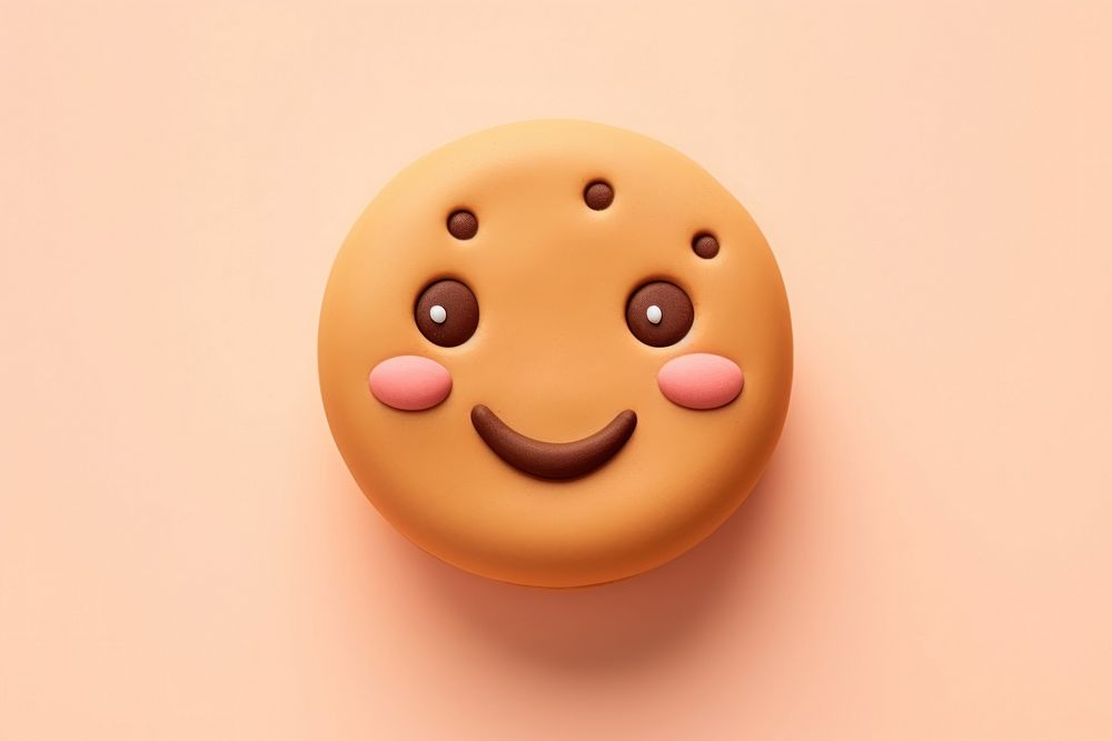 Cookie food anthropomorphic representation.