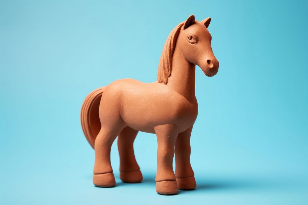 Iceland horse figurine mammal animal.