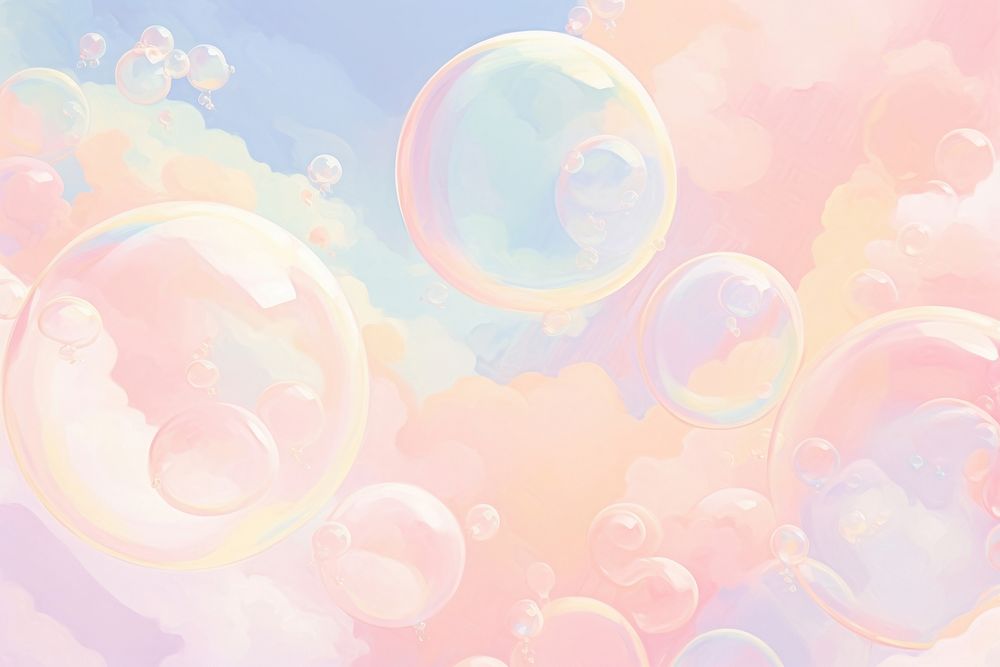 Bubble in the air bubble backgrounds pattern.