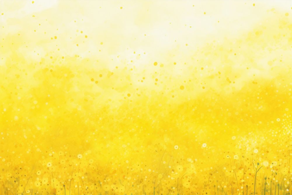 Field of yellow flowers landscapes backgrounds defocused abstract.
