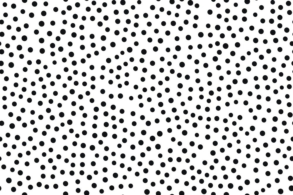 Polka dot pattern backgrounds black.