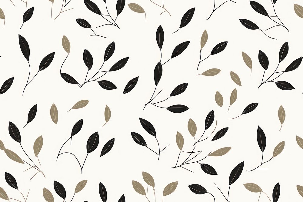 Tiny leaves pattern backgrounds wallpaper.