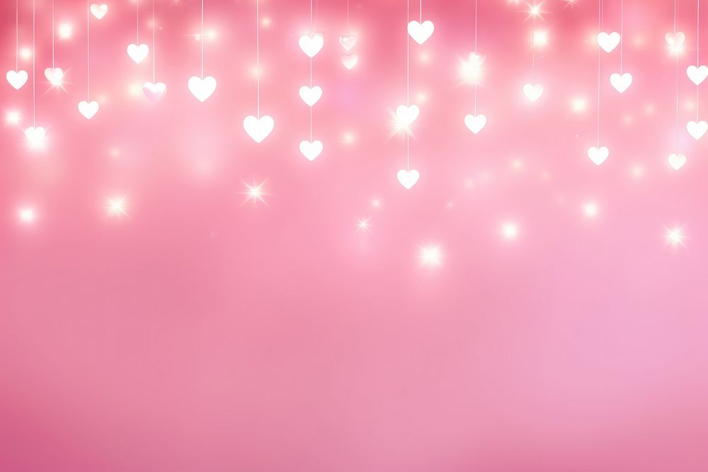 Light backgrounds heart pink.