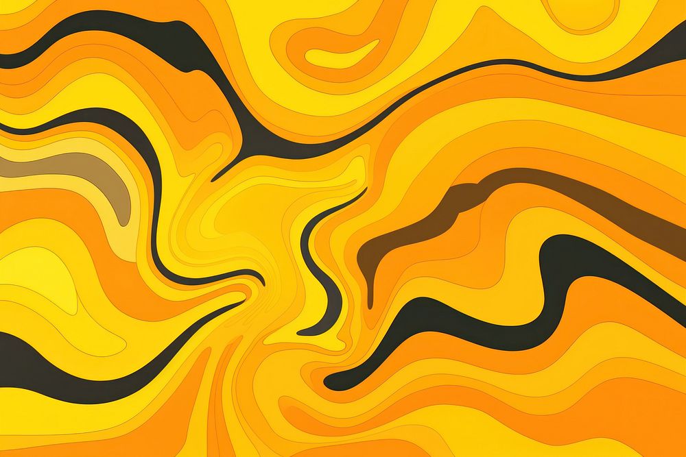 Illustration yellow Trippy background backgrounds pattern creativity.
