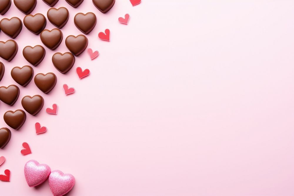 Valentines backgrounds chocolate dessert.