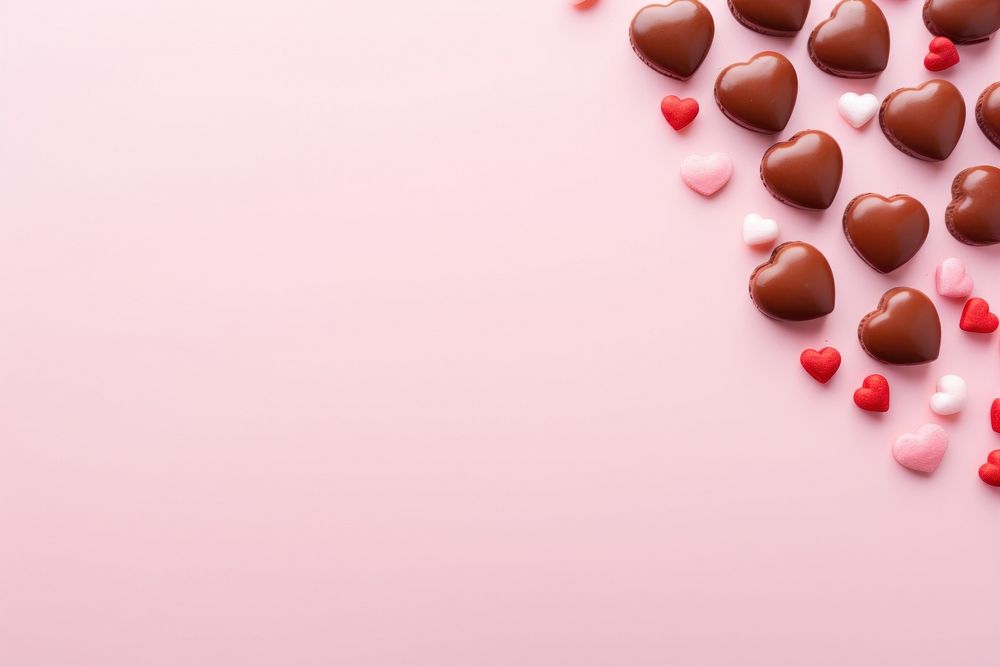 Valentines confectionery backgrounds chocolate.