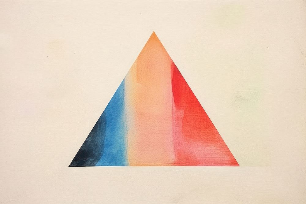 Triangle paper art abstract.
