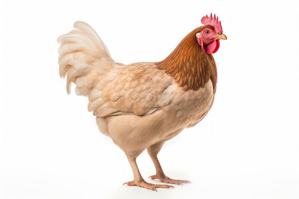 Sussex chicken standing poultry animal bird.