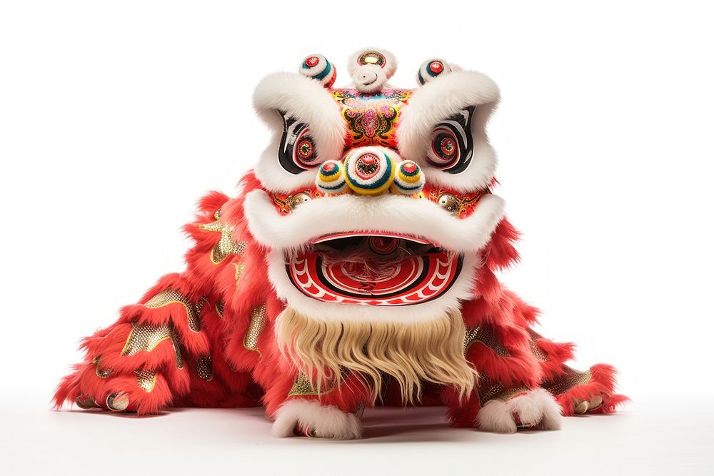 Photo of chinese lion dance festival mammal toy.