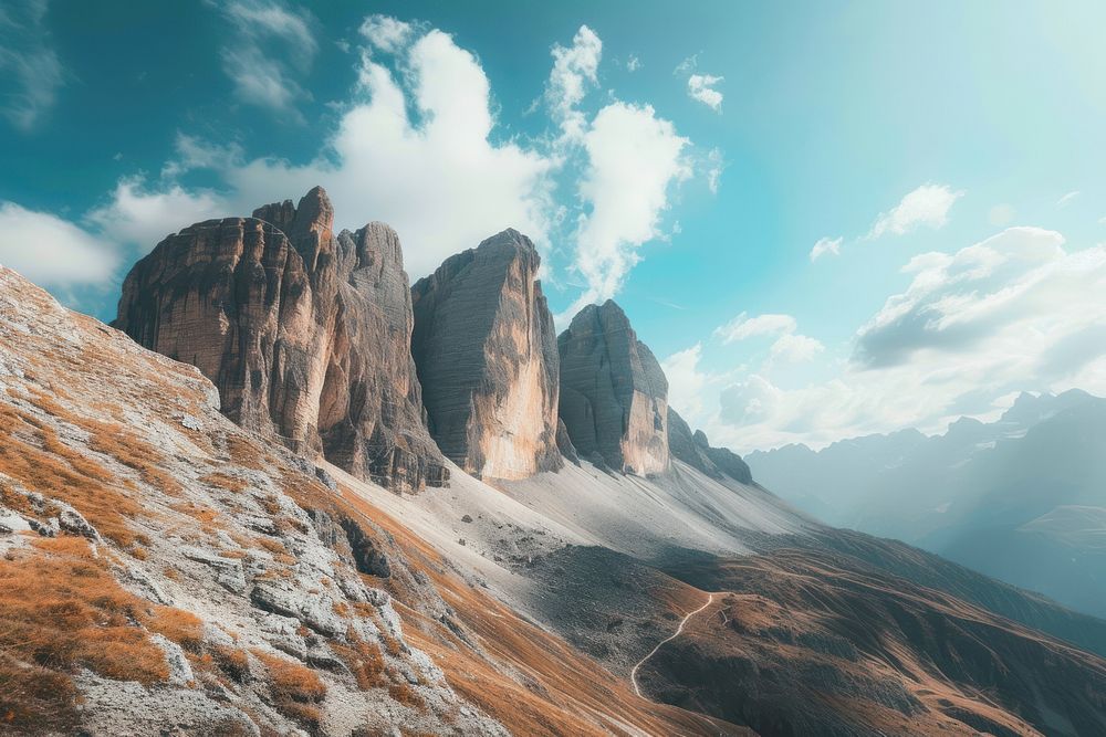 Italy landscape mountain outdoors.