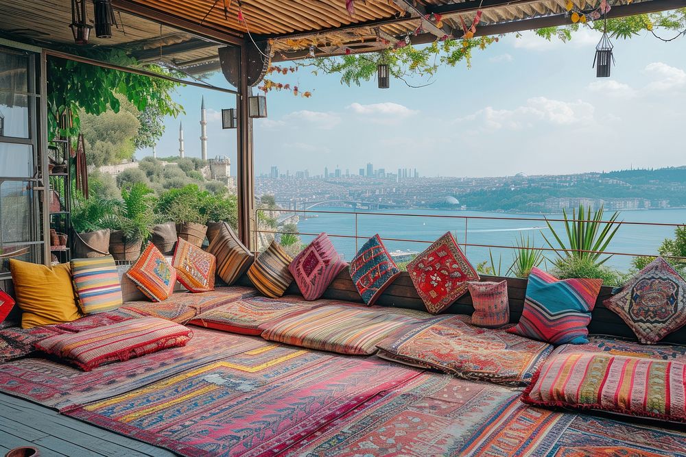 Istanbul furniture outdoors cushion.