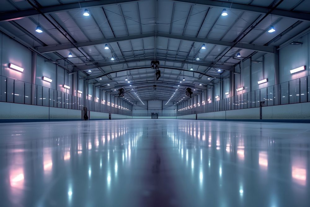Ice Hockey Arena light arena architecture.