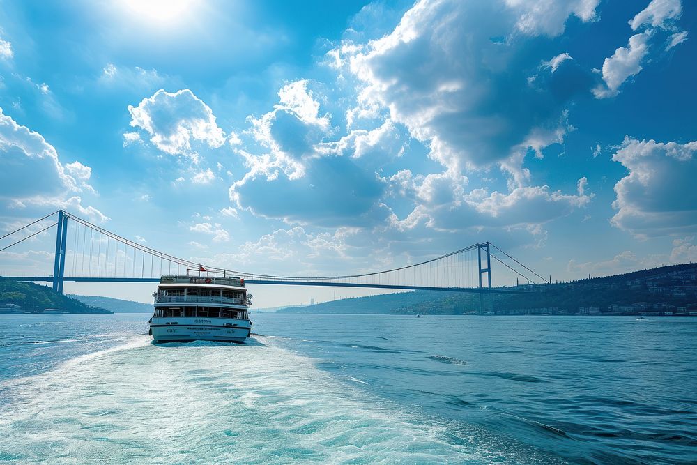 Istanbul Bosphorus outdoors vehicle nature.