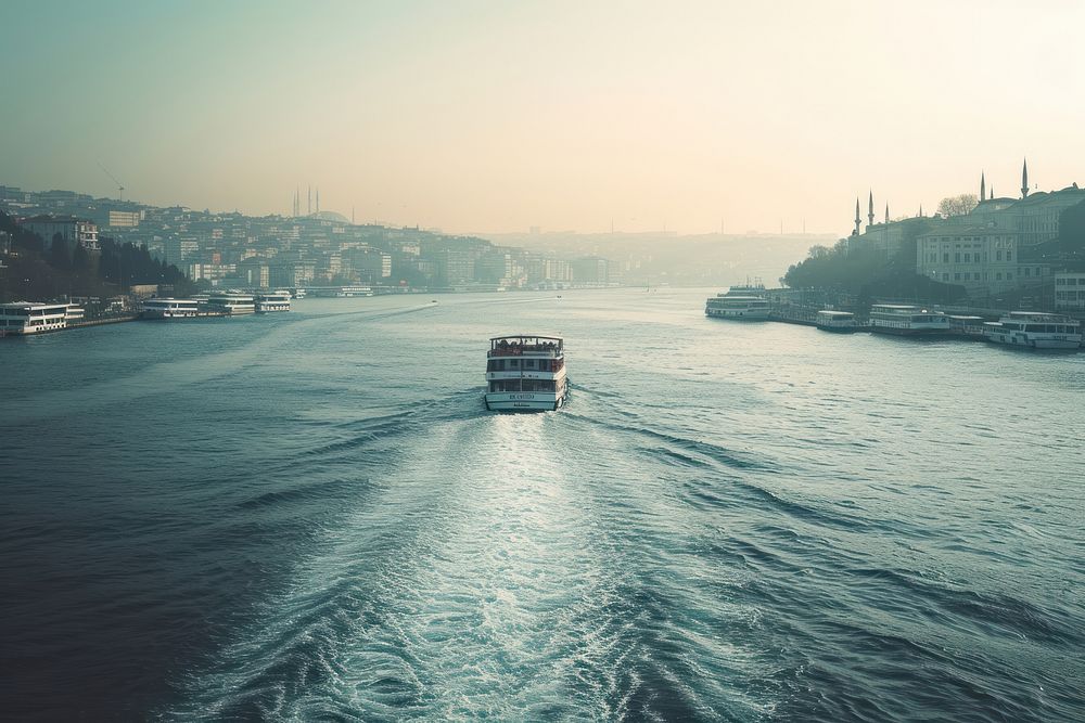 Istanbul Bosphorus architecture cityscape outdoors.